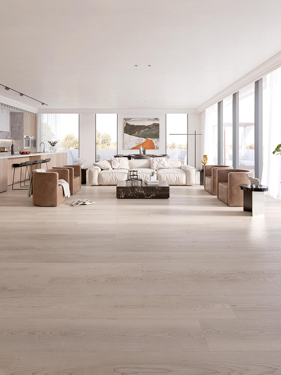 Luz SLCC Flooring Painted Sky SPC Collection